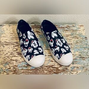 Disney - Native Shoes - Mickey Mouse - Slip On - Flats - Black/White - M7 W9
